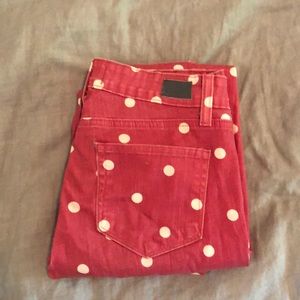 Pink Paige denim jeans